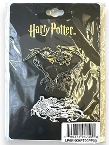 Juego de 3 alfileres de solapa de criaturas de Harry Potter hipogrifo dementor dragón cola de cuerno - Imagen 1 de 6