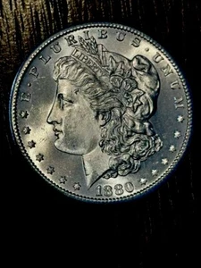 1880 S MORGAN DOLLAR! PROOF LIKE! GEM BU+++! NICE MIRRORS UNCIRCULATED SKU-D4631 - Picture 1 of 2