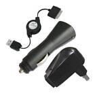 FOR IPHONES IPODS IPADS CAR HOME CHARGER USB CABLE RETRACTABLE POWER ADAPTER AC