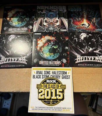 SMALL JOBLOT OF METAL HAMMER PROMO CDS ALL PICTURED SLAYER, HELLYEAH  VG COND Foto 1 de 2