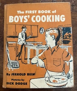 Rare Print Hardcover The First Book of Boys' Cooking By Jerrold Beim Copy 1957 - Picture 1 of 9