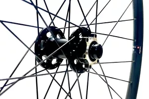 27.5 Front Wheel – Sealed Bolt-Thru Hub / Gravel Disc Rim – Black - Picture 1 of 4