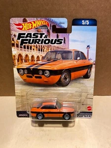 1/64 HOT WHEELS REAL RIDERS FAST & FURIOUS X 5/5 ALFA ROMEO GIULIA SPRINT GTA - Picture 1 of 2
