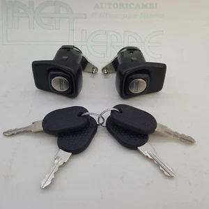 COPPIA PULSANTI SERRATURA PORTE ANTERIORI PER 7652404 FIAT PANDA TT DAL 85 AL 03 - Picture 1 of 9