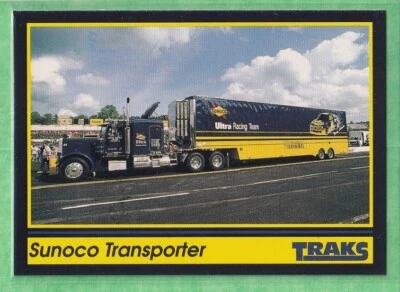 1991 Traks Race Products, Inc. #194 Checklist Sunoco Transporter - Image 1 of 2