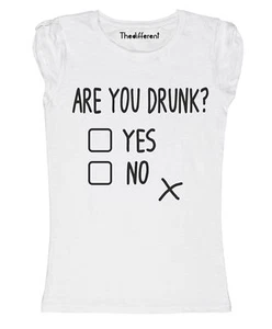 Neuf T-Shirt Femme Blaze Are Vous Drunk Funny Idée Cadeau - Picture 1 of 1