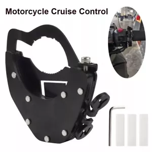 Universal Motorcycle Cruise Control Throttle Assist Handlebar Lock Bottom Kit US - Picture 1 of 12