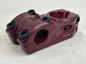 Alloy STEM 1 1/8"x 50mm 22.2 New Mid OldSchool BMX MTB RoadBike Cruiser BrickRed - Picture 1 of 4
