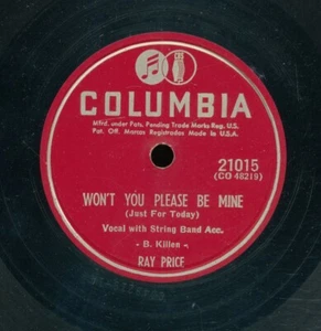 78tk-country-COLUMBIA 21015-Ray Price-(I can't escape from you/Won't you please) - Picture 1 of 2