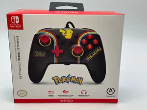 Pokemon Pikachu Edition (Nintendo Switch) Enhanced Wired Controller NEW- SEALED - Picture 1 of 8