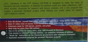 Literature In The 21st Century PC MAC CD Lit21 quizzes resources project clips + - Picture 1 of 3