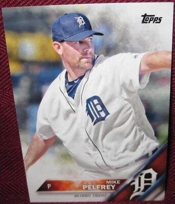 2016 TOPPS #642 MIKE PELFREY BASE CARD NM-MT - Image 1 of 2
