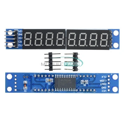 5PCS MAX7219 Dot 8-Digit Digital Red LED Display Module For Arduino Raspberry Pi - Image 1 of 4