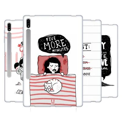 CAPA DE CABEÇA DESIGNS PREGUIÇOSOS DOODLES CAPA GEL MACIA PARA TABLETS SAMSUNG 1 - Imagem 1 de 4