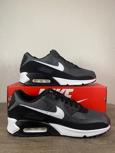 Größe 10 - Nike Air Max 90 "schwarz weiß" Herren Freizeit Laufen Sneaker CN8490-002 NEU - Bild 1 von 5