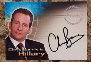Lara Croft Tomb Raider The Cradle Of Life Chris Barrie A2 Autograph as Hillaryđź’Ą - Picture 1 of 2