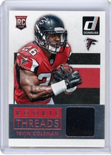 2015 Donruss - Tevin Coleman - Rookie Threads - RC - Jersey - #DRT-TC - Falcons