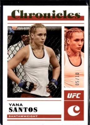 2023 PANINI CHRONICLES UFC GOLD #51 YANA SANTOS (05/10) - Image 1 of 2
