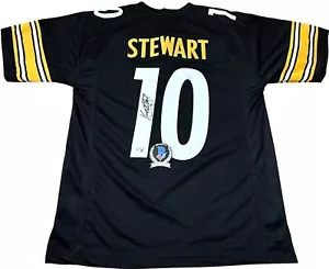 KORDELL STEWART SIGNED CUSTOM PITTSBURGH STEELERS JERSEY BECKETT BAS COA AC82486 - Picture 1 of 4