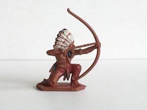1 x LONE STAR. 1960's WILD WEST INDIAN WARRIOR 1/32 SCALE SOLDIER. HARVEY SERIES - Picture 1 of 3