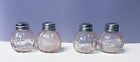 2 Sets Pink Depression Glass Salt & Pepper Shakers 2003 ASP  Textured