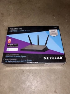 NETGEAR Nighthawk R7000 Smart WiFi Wireless Router AC1900 Gaming Streaming (NEW) - Bild 1 von 3