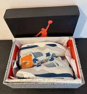 Nike Air Jordan 4 Retro, Industrial Blue Size UK 9 - Brand New - Picture 1 of 5