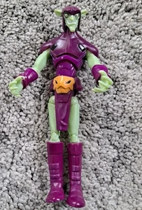 Spettacolare Modellino Spider-Man Animato Goblin Verde 6" 2008 Marvel - Foto 1 di 8