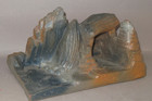 Alter NEOFORM Denmark Lavafelsen mit Höhle zur Saurier Serie um 1950
