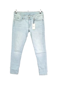 PEPE JEANS Soho Mid Waist Skinny Blu Chiaro W31 L32 - Foto 1 di 3