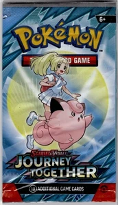 EMPTY Wrapper 2024  Pokemon Journey Together Trading Card Art 1 - Picture 1 of 3
