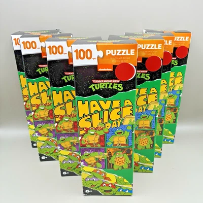 Lote de 7 rompecabezas Teenage Mutant Ninja Turtle de 100 piezas • Nickelodeon • Spin Master Foto 1 de 4