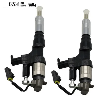 2Pcs High-Quality Diesel Injector For Hino 145 155 185 195 300 500 L4 DIESEL Foto 1 de 4