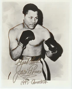 JOSE TORRES BOXING HOFer AUTHENTIC ORIGINAL AUTOGRAPHED PHOTO JUNE 1995 - Picture 1 of 2