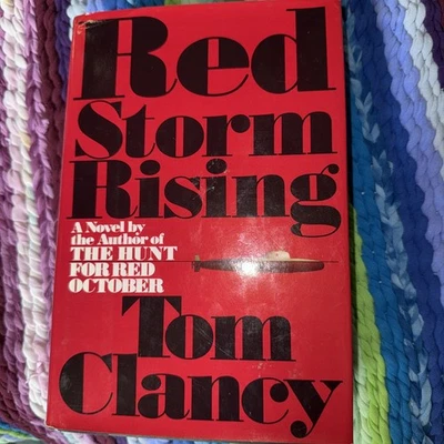 Red Storm Rising Tom Clancy 1986 HCDJ1st/1st First Edition Printing Hardcover Foto 1 de 4