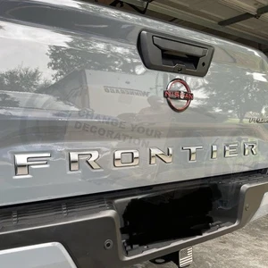 3D Chrome Tailgate Letter For Frontier 2022-2025 Accessories ABS Thickend Emblem - Picture 1 of 11