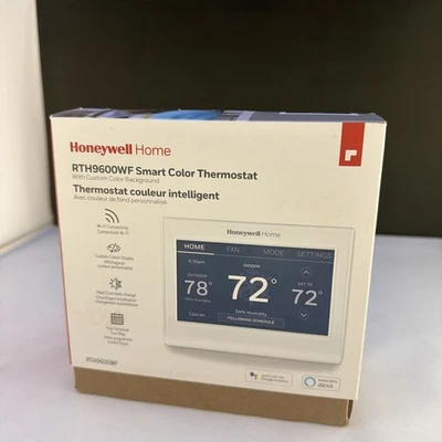 Termostato de color inteligente programable blanco Honeywell Home RTH9600WF Foto 1 de 4