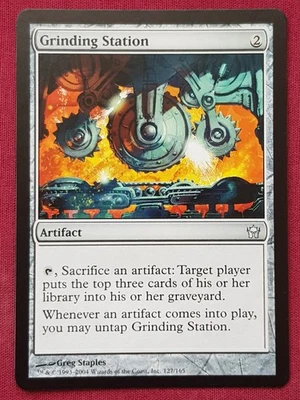 Magic The Gathering FIFTH DAWN GRINDING STATION artifact card MTG - Image 1 of 2
