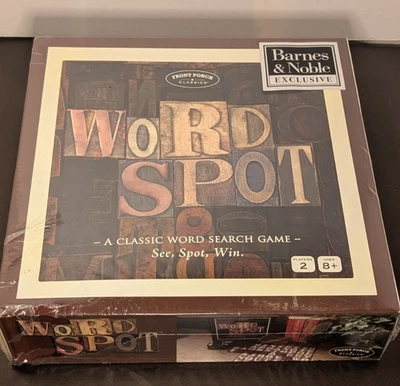 Word Spot A Classic Word Search Board Game Barnes & Noble SEALED New in BOX - Image 1 of 4