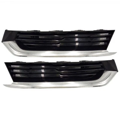 Par de parachoques delantero rejilla exterior antiniebla bisel 2X para Cadillac CT6 2016-2018 Foto 1 de 4