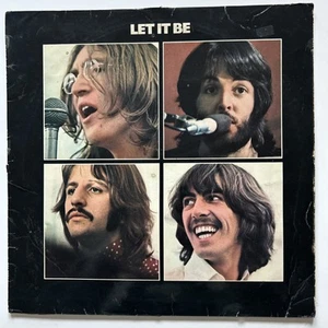 THE BEATLES LET IT BE STEREO UK ISSUE 1976 APPLE PCS7096 VG/VG - Picture 1 of 9