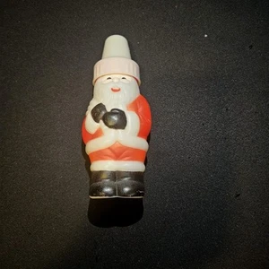 Vintage Evenflo Plastic Santa Claus Baby Bottle w/Cap Nipple Ravenna Ohio USA - Picture 1 of 1