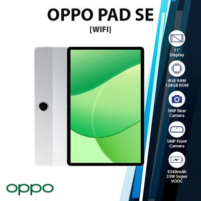 OPPO Pad SE Android PC Tablet (4GB+128GB/SILVER/Bluetooth/Octa Core/Wi-Fi/NEW ) - Image 1 of 4