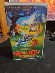 Empty Clamshell Case For The Tom And Jerry The Movie VHS, No Movie Included. - Picture 1 of 4