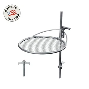 Parrilla de anillo de fuego portátil Outpost 19 - Acero inoxidable premium - Ajustable y - - Imagen 1 de 4