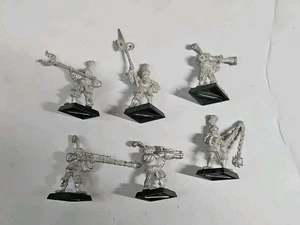 Games Workshop Warhammer The Empire War Wagon Crew x6 Hook Halberd Metal Look - Picture 1 of 9