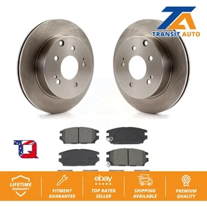 Disc Brake Rotors And Semi-Metallic Pads Rear Kit For Mitsubishi Eclipse Galant - Picture 1 of 11