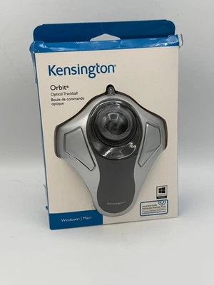 Kensington Orbit Optical Trackball Mouse (K64327F)  Silver/Black OPEN BOX - Image 1 of 4