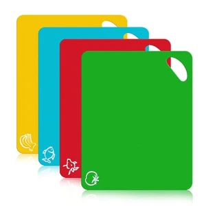 Kitchen Plastic Cutting Board Set - Extra Thick Flexible Cutting Mat for Cook... - Picture 1 of 7