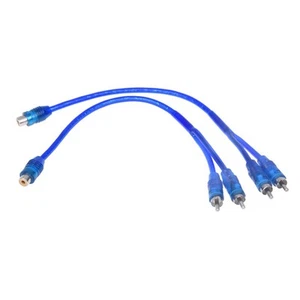 Car Audio RCA femelle vers 2 RCA Male Y Splitter Cable Adapter - Imagen 1 de 1